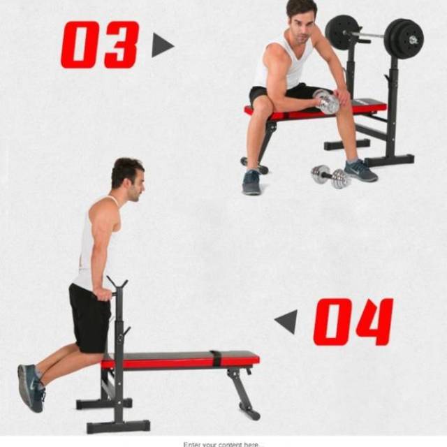 ALAT OLAHRAGA FITNES BENCH PRESS ANGKAT BEBAN