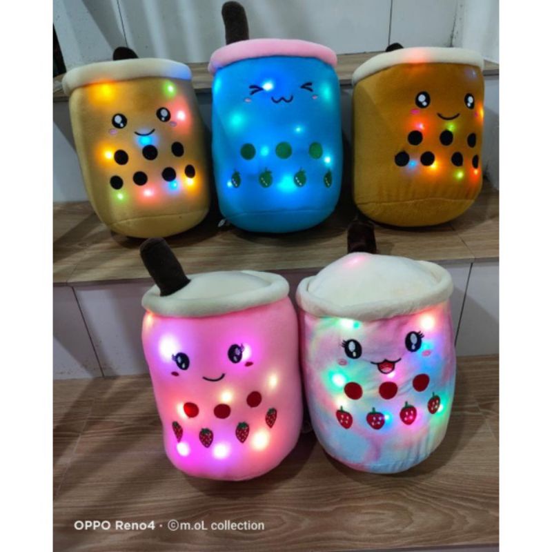 BONEKA BOBA JUMBO BUBBLE MILK TEA / BONEKA BOBA XL (WARNA RENDOM)