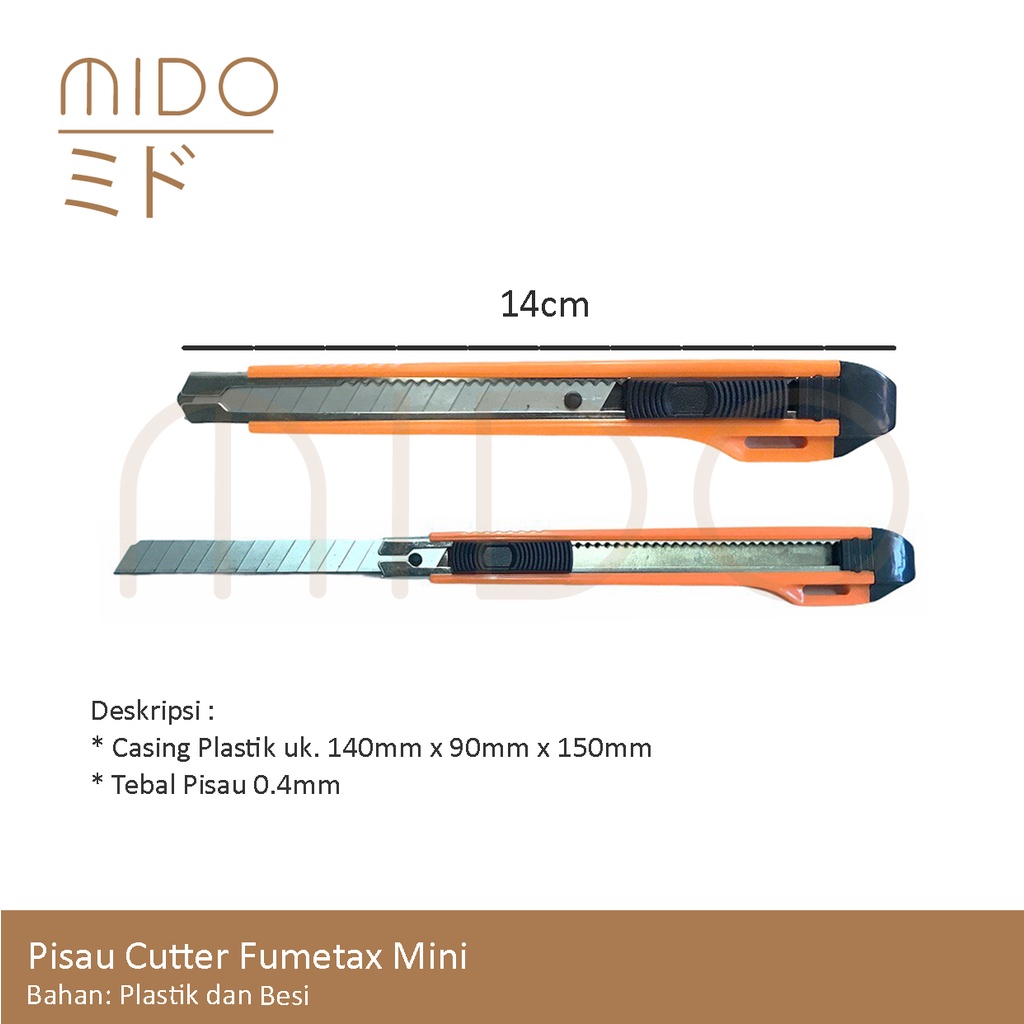 

Pisau Cutter Mini Serbaguna / Utility Cutter
