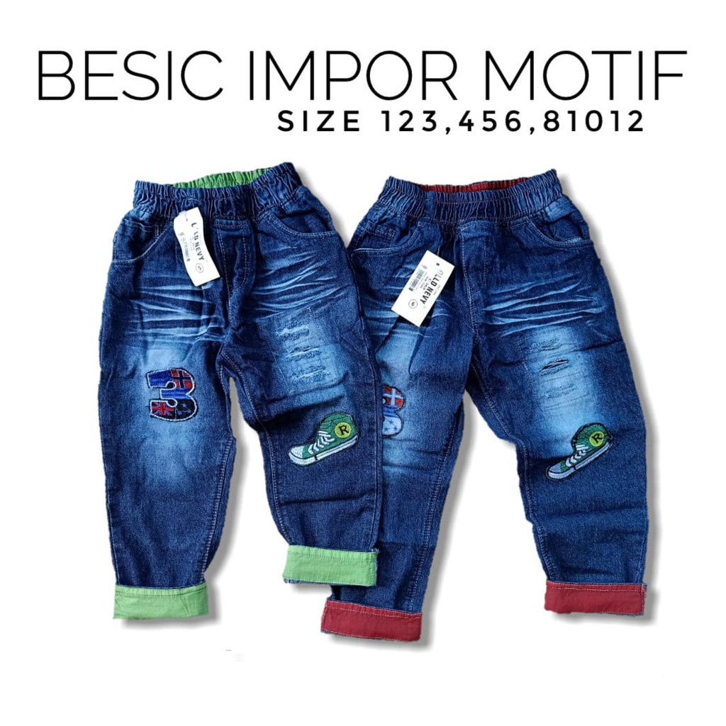 JEANS BESIC IMPOR MOTIF