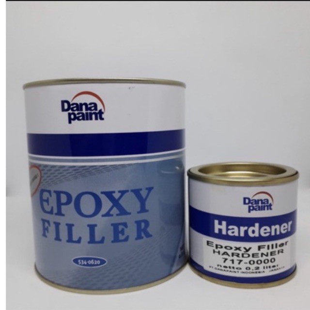 Danapaint Epoxy Filler + Hardener 1kg Cat Dasar Epoxy