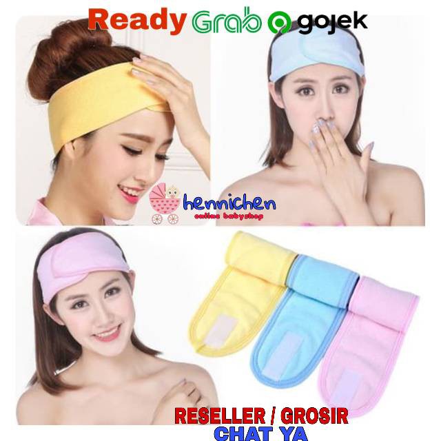 FACIAL HEADBAND BANDO MANDI / Bandana Mandi headband make up