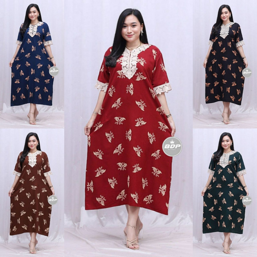 Dianputri - Daster Arab Zeema | Rayon Super Grade A | Resleting Depan Busui | Renda Milo Ori-8