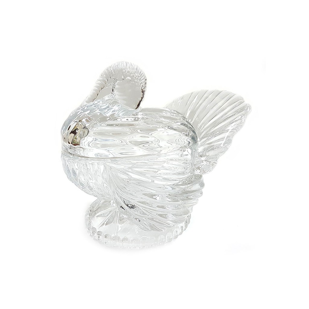 Tempat Permen bentuk Kalkun SH8950O Merek VICENZA Toples Kaca Unik dan ELEGAN Garansi KIRIM DIJAMIN 