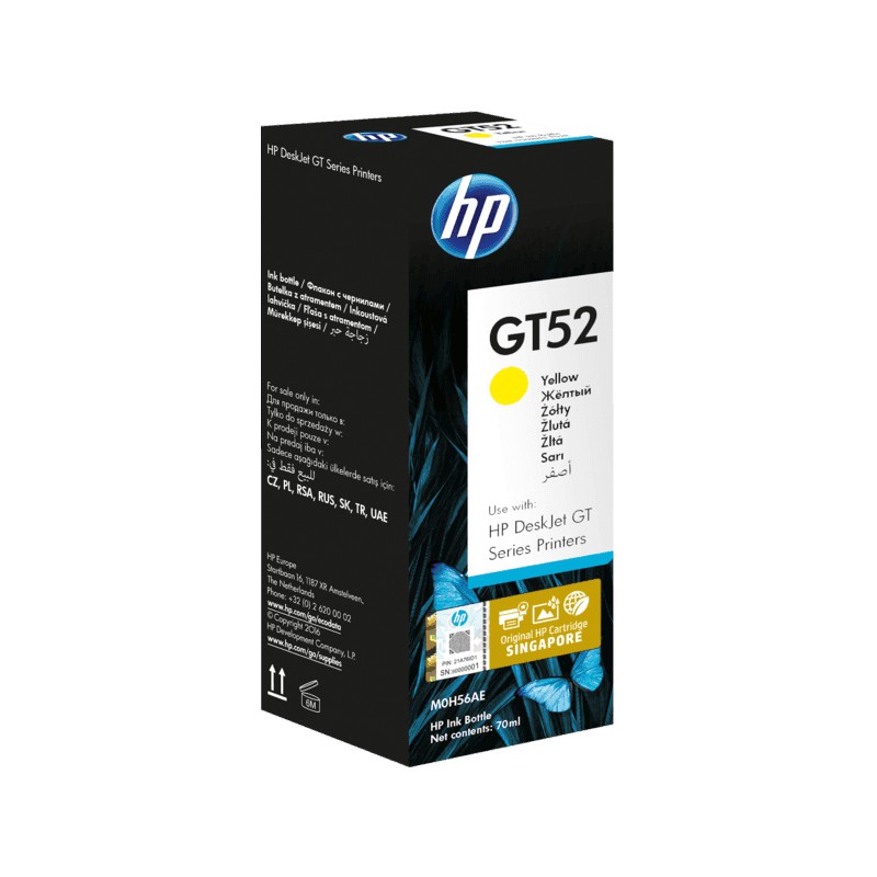 Tinta HP GT52 YELLOW Original Ink Bottle