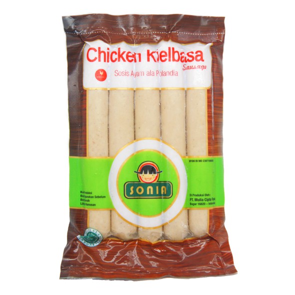 

Sosis SONIA Ayam - Chicken Kielbasa 23/65 (325gr) - isi 5 pcs