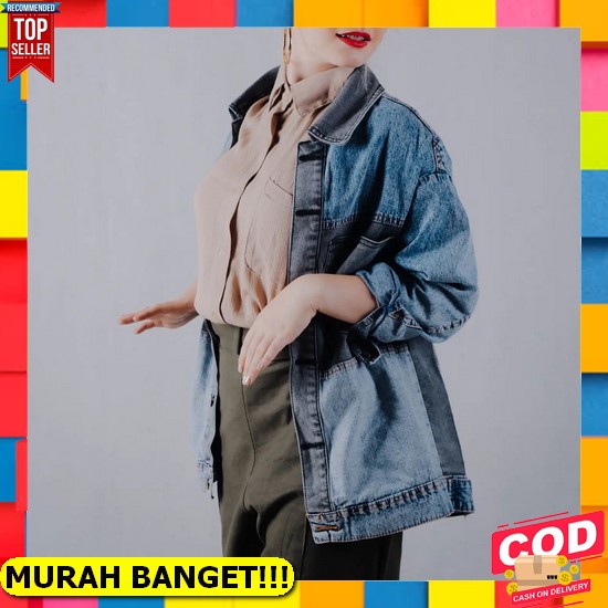 Jaket Jeans Wanita Polos Jacket Denim Levis Cewek Premium Import Cn380 Jaket Jeans Cakar Suzzie Vict