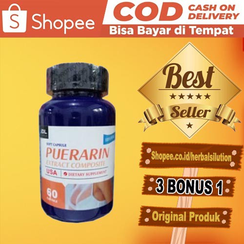 OBAT PUERARIN - PUERARIN ORIGINAL ASLI | OBAT PEMBESAR PEMONTOK PAYUDARA ALAMI
