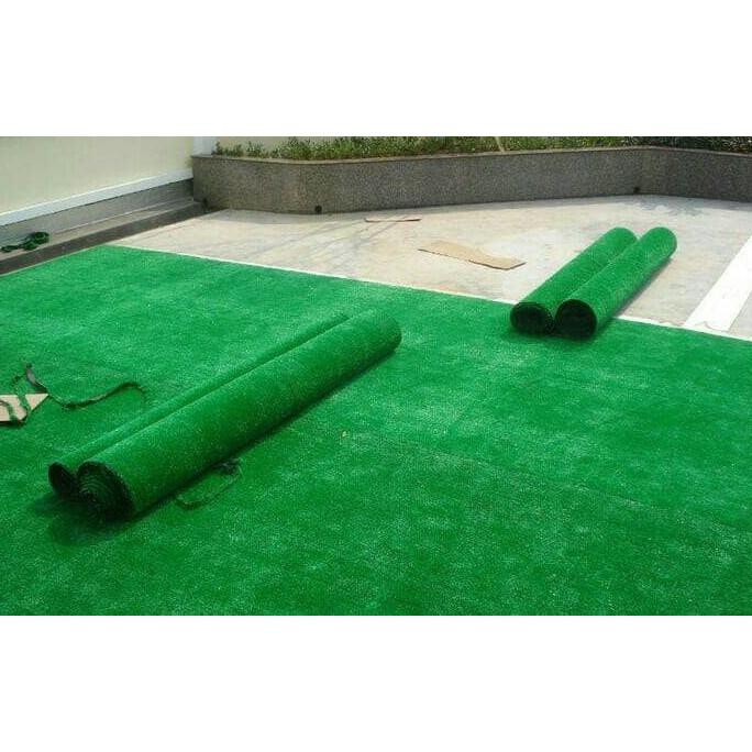 Rumput Sintetis Palsu Karpet Indoor Taman Shabby Outdoor Tebal 10mm