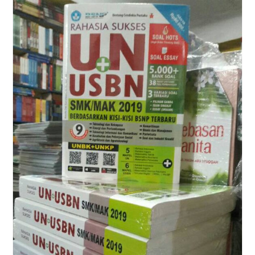 Rahasia Sukses USBN SMK MAK 2019 - Buku UN SMK 2019 - Bank Soal UN USBN SMK 2019