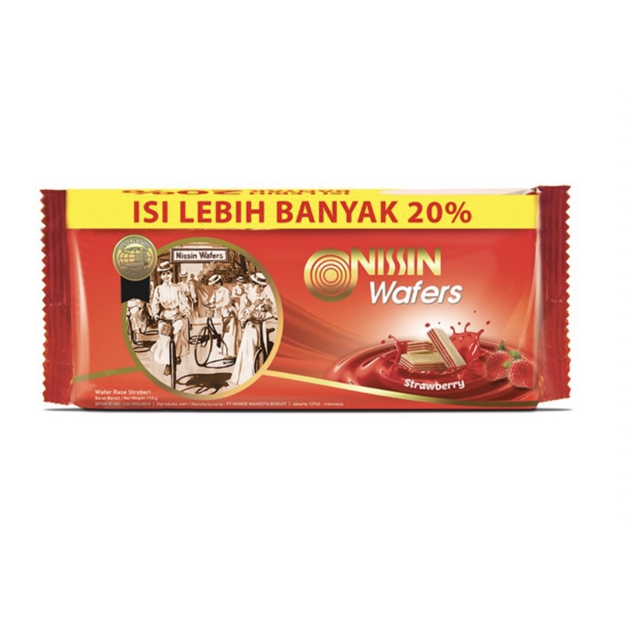 

Nissin Wafers Strawberry 100gr