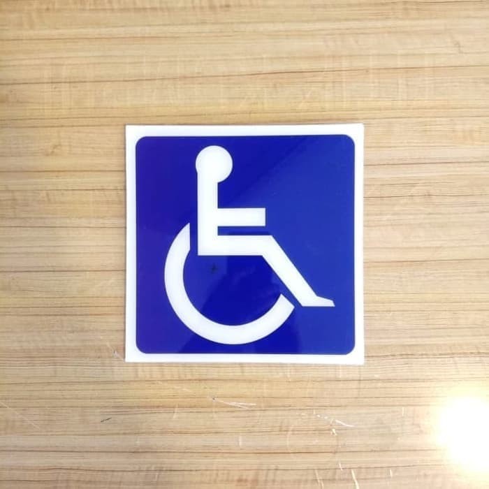 

SIGN STICKER DISABILITAS UK 20X20CM K3 RAMBU SAFETY stiker k3