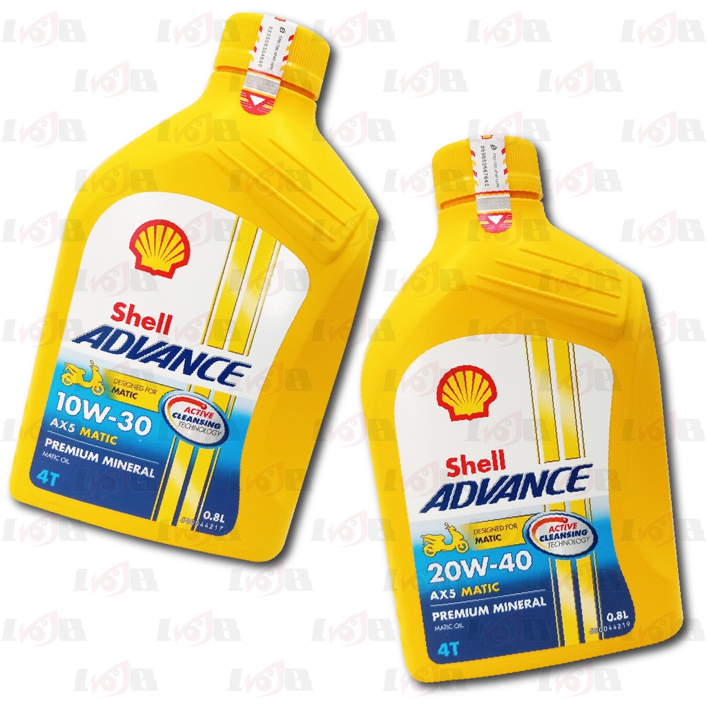 Oli Shell Advance AX5 Scooter Motor Matic 800ml Premium Mineral Oil