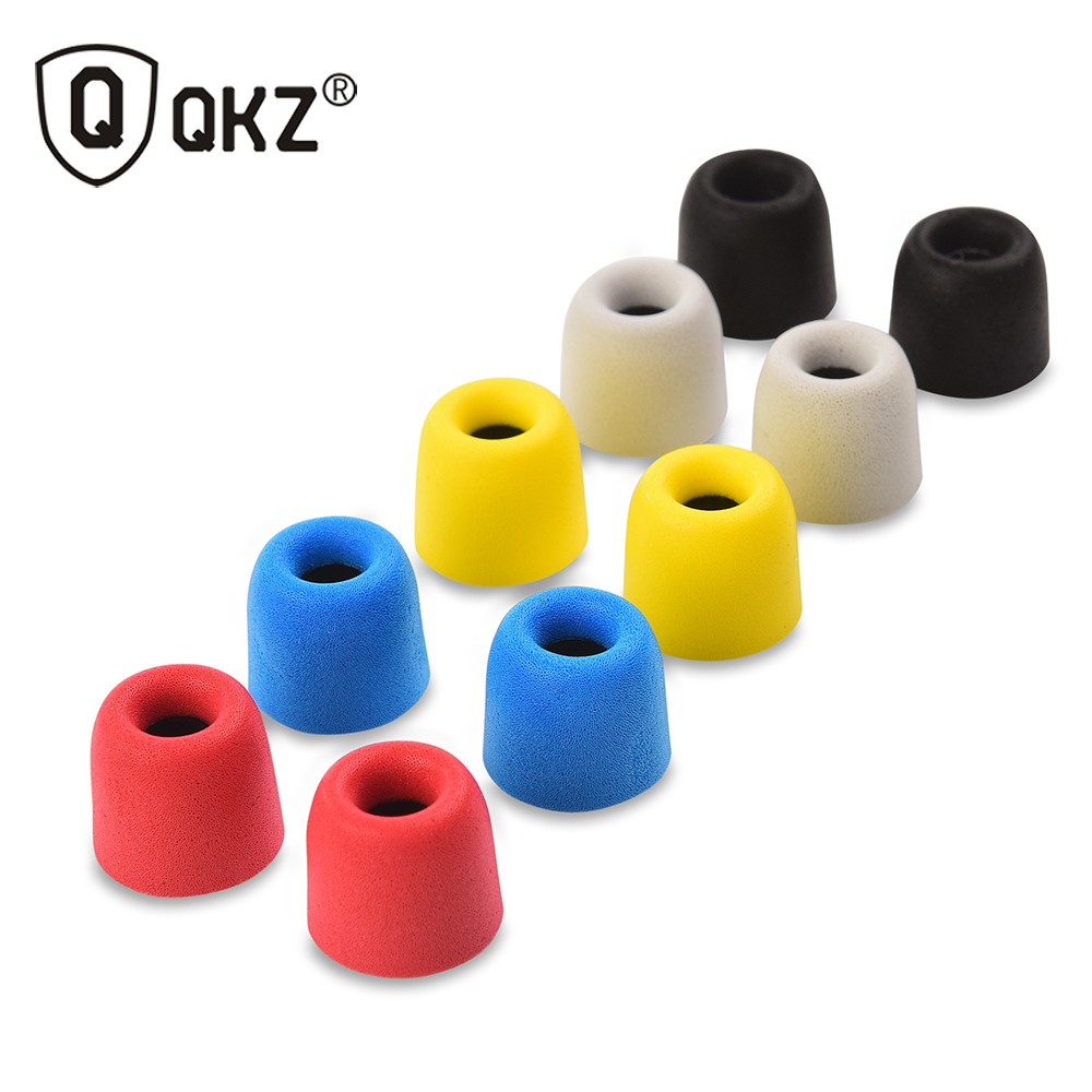 2Piece Qkz T400 Earphone Busa Memory Foam untuk Semua Jenis Earphone