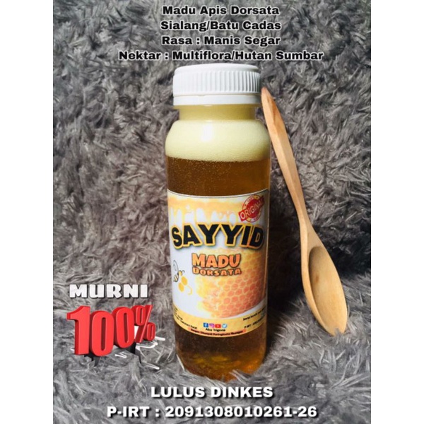 

Madu Sialang Apis Dorsata (100% Murni)
