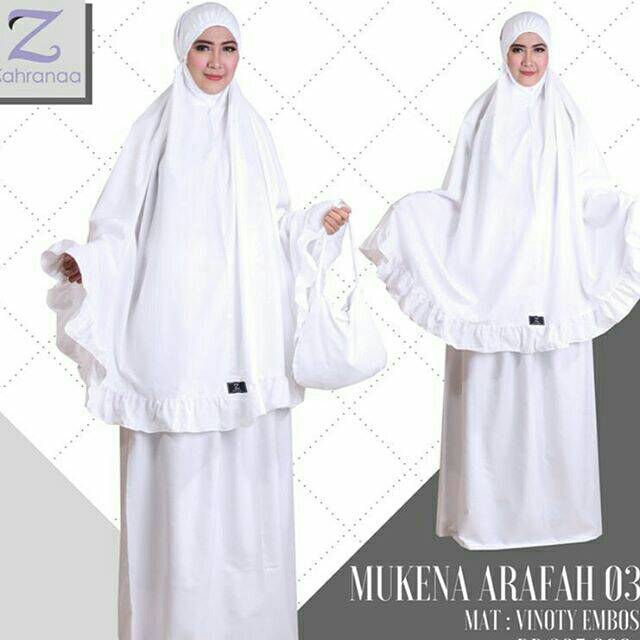 Zahranaa Mukena Arafah 03 - White