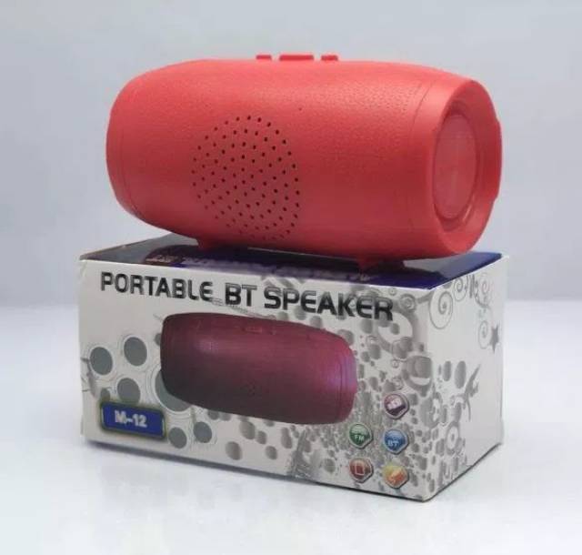 Speaker Aktive Bluetooth Super Bass M-12 kwalitas JBL