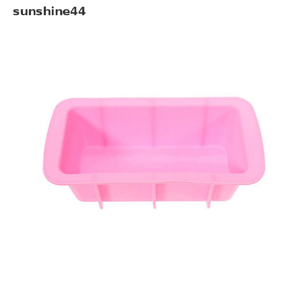 Sunshine Cetakan Kue / Roti Bentuk Persegi Panjang Bahan Silikon Anti Lengket  .