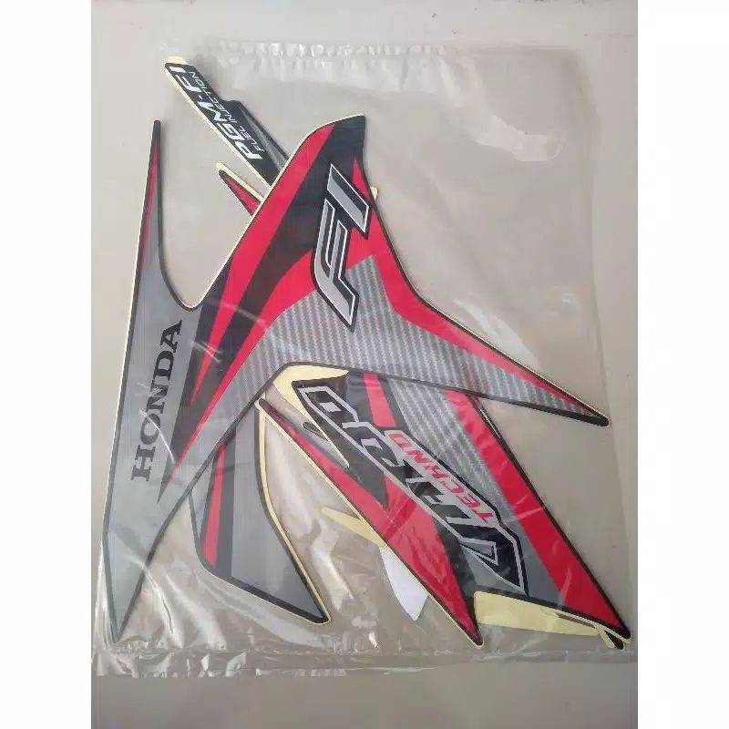 Striping Honda Vario techno Fi 125 2014 Stiker Motor vario techno fi 125 2014