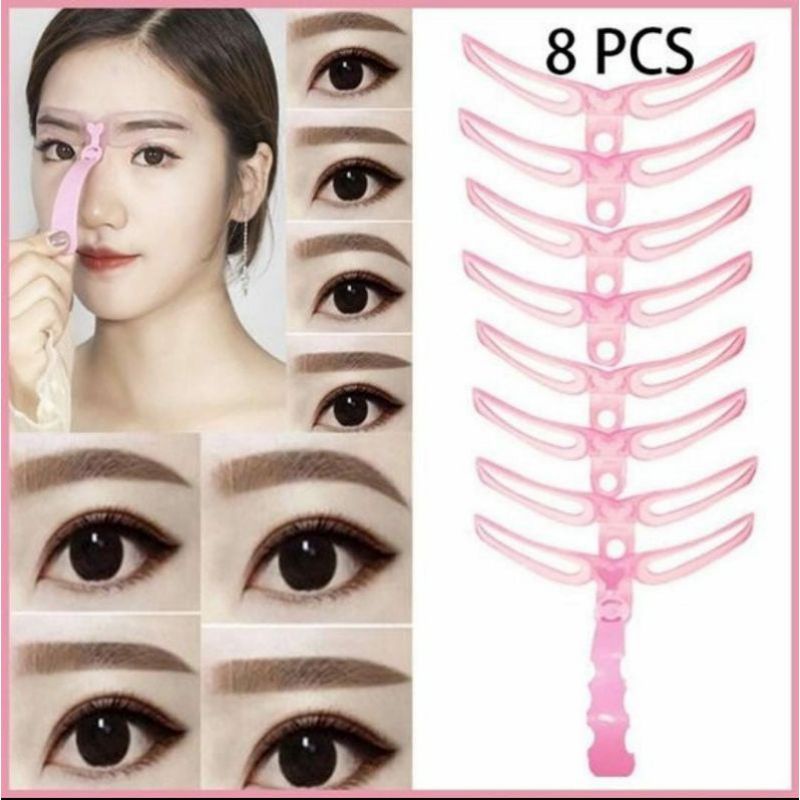 Cetak Alis Gagang Alat Kecantikan Make Up Makeup membuat alis Eyebrow Template