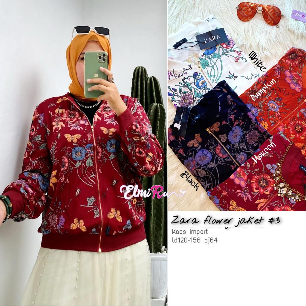 ZARA FLOWER JAKET #3 by ELMIRA D5430NV