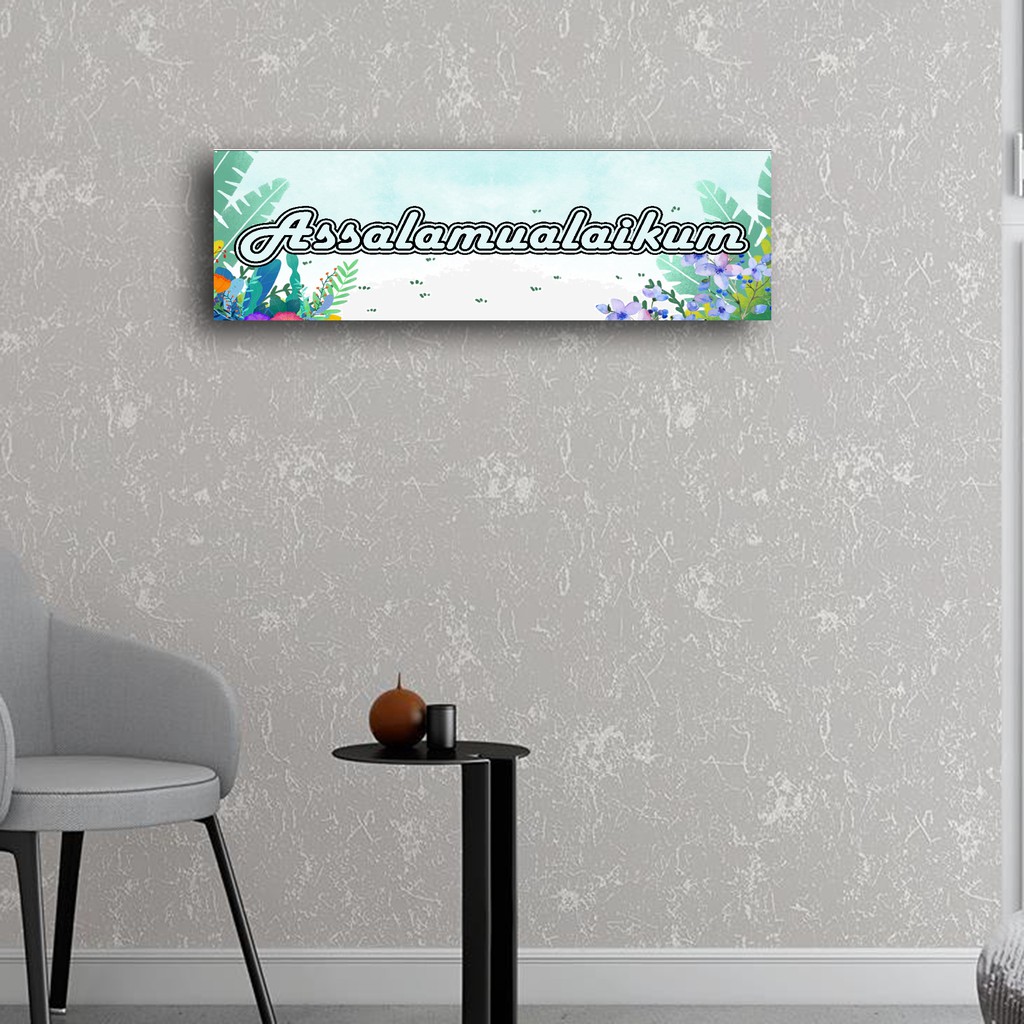 grosiramanah - wall decor termurah hiasan dinding 10x30 cm free design