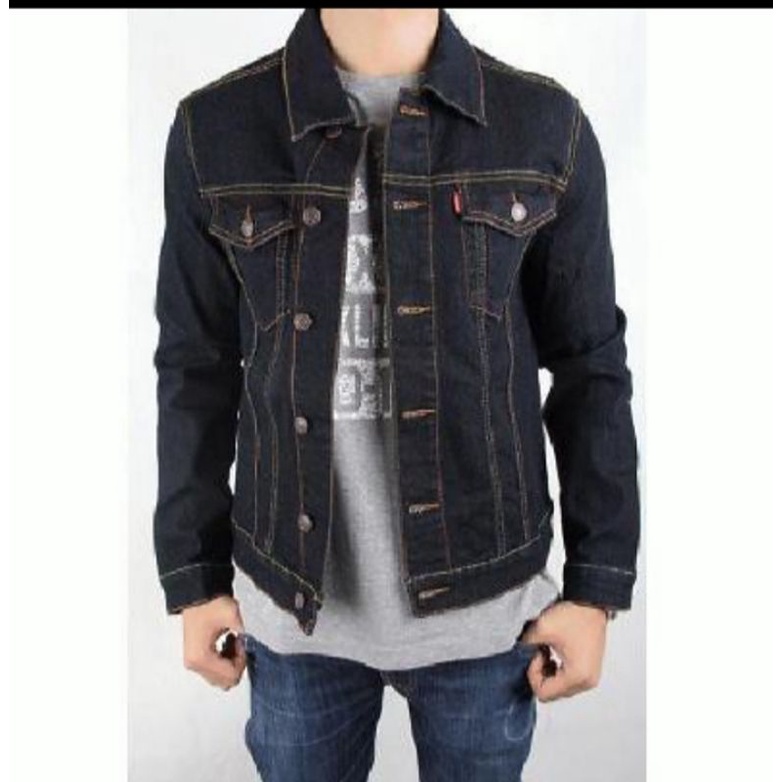 jaket jeans pria keren