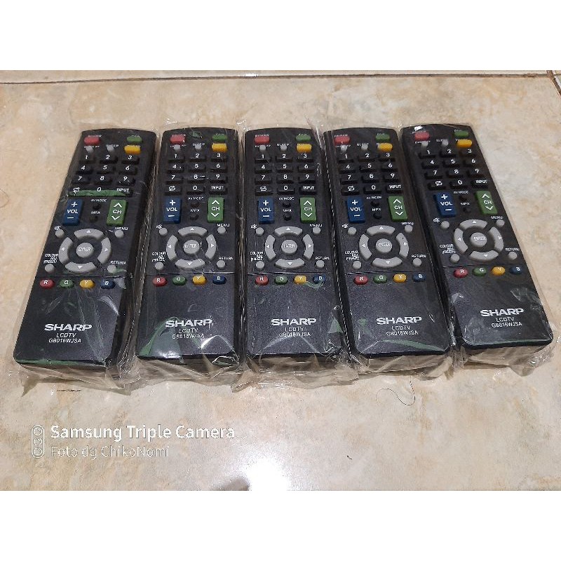 REMOTE REMOT SHARP ORIGINAL UNIVERSAL LED TV & TABUNG