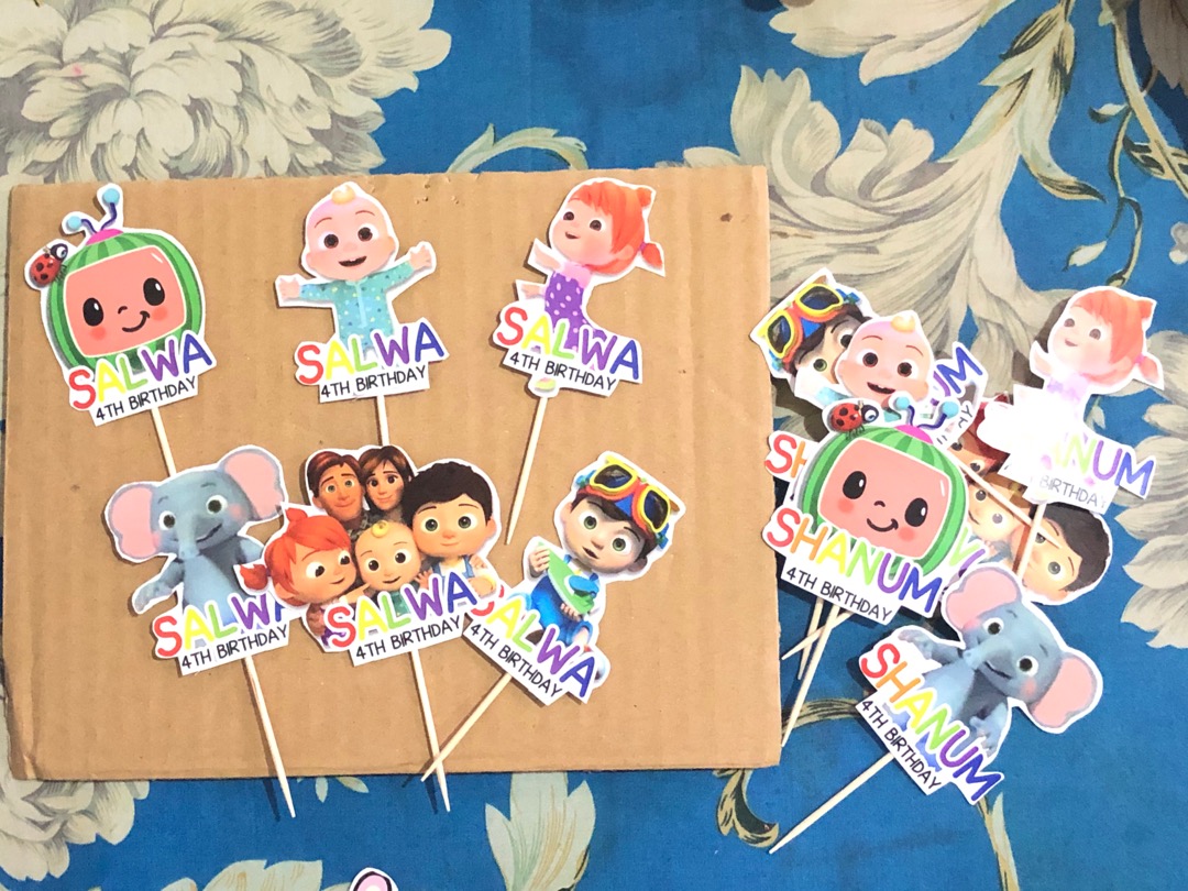 Cupcake Topper Custom - Toothpicks