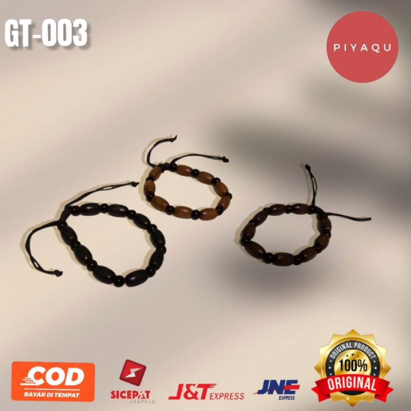 Gelang Etnik Kayu Bracelet Etnic - Aksesoris Fashion Unisex - Gelang Etnik Kayu