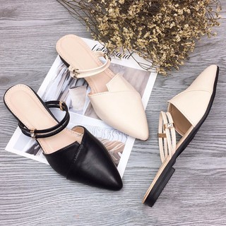 Jual ESTORE Flat Shoes Shine FS55 | Flat Shoes Cewek Warna Hitam