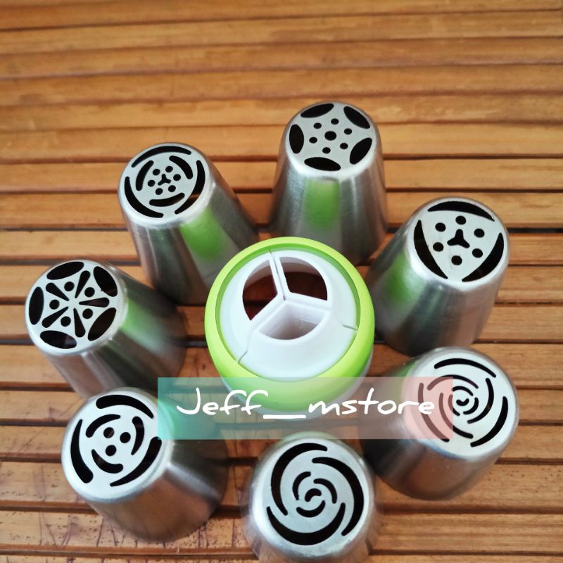 

spuit set import butter cream alat penghias kue