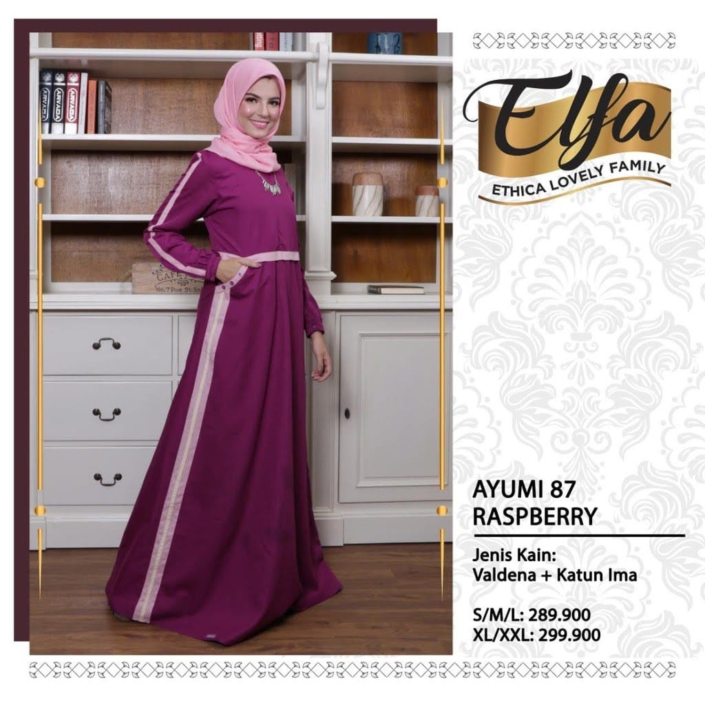 GAMIS TERBARU 2021 ETHICA AYUMI 87 RASPBERRY