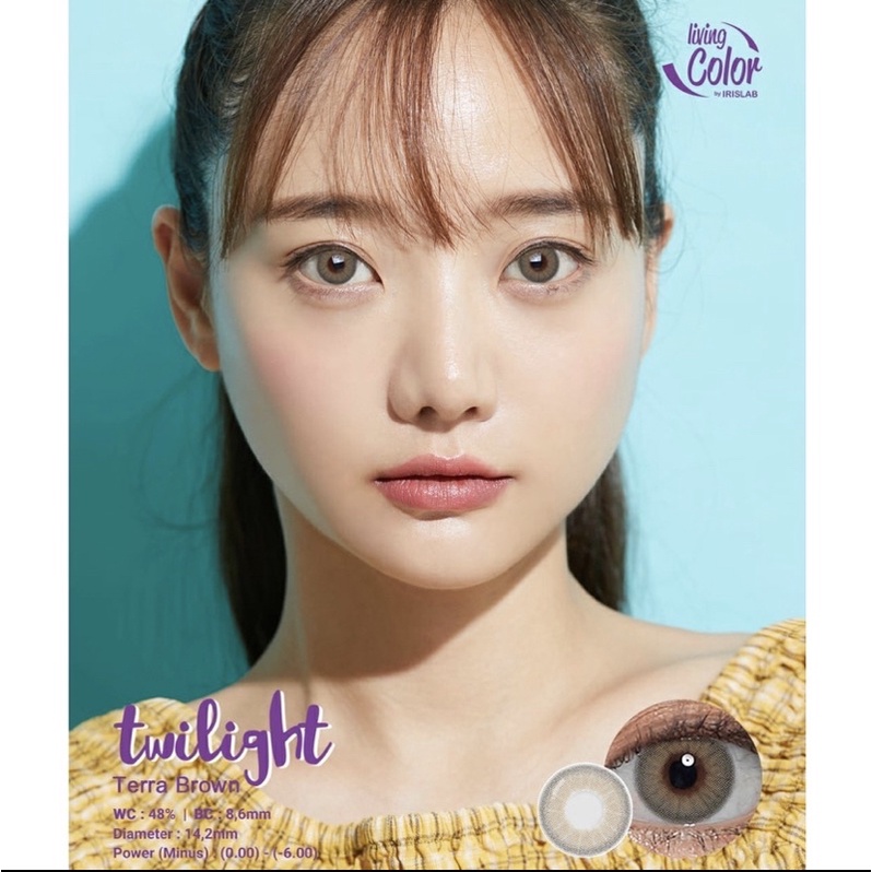 Softlens Twilight Terra Brown by Living Color IRISLAB MINUS dia 14,2