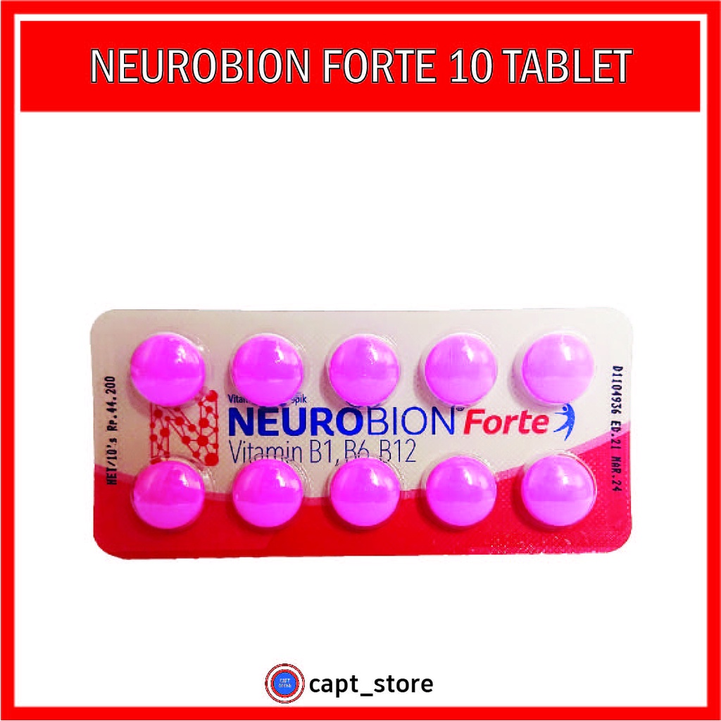 Jual Neurobion Forte 1 Strip Isi 10 Tablet | Shopee Indonesia