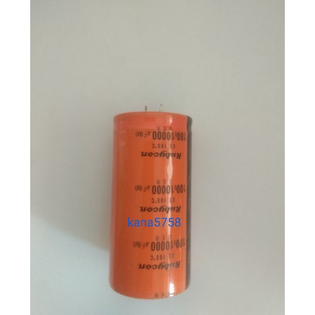 Elco 10000uf 100v Rubycon Orange