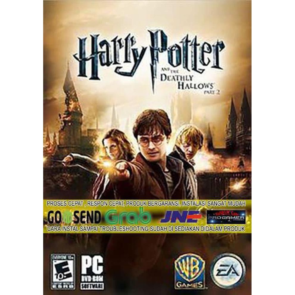 HARRY POTTER AND THE DEATHLY HALLOWS PART 1 & 2 CD DVD GAME PC GAMING