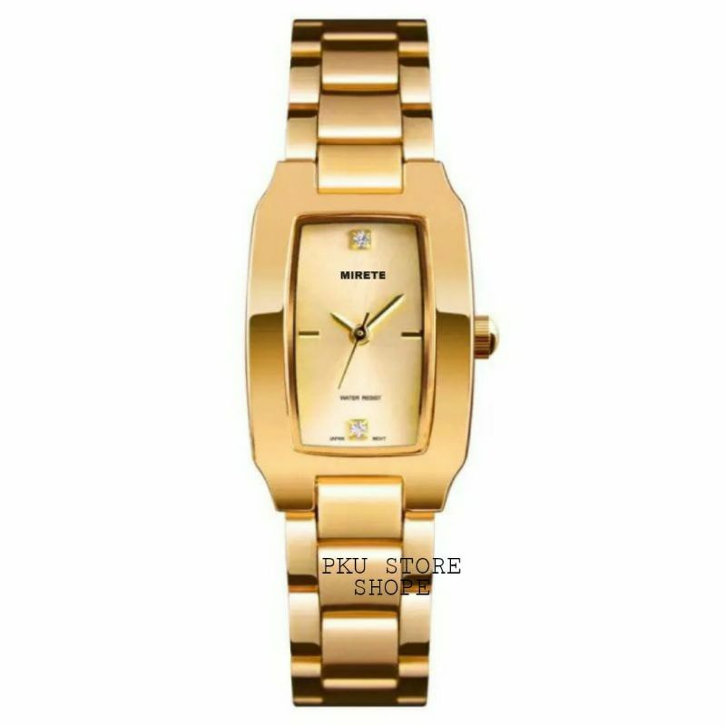 JAM TANGAN WANITA RANTAI STAINLIS STELL MODEL TERBARU SIMPLE ELEGAN_JAM TANGAN KASUAL WANITA COD