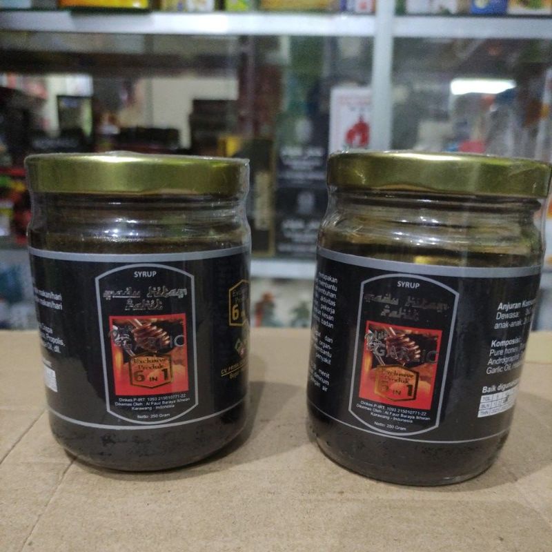 

Madu Hitam Pahit 250gr Al-Fauz Garlic 6 in 1 I ORIGINAL