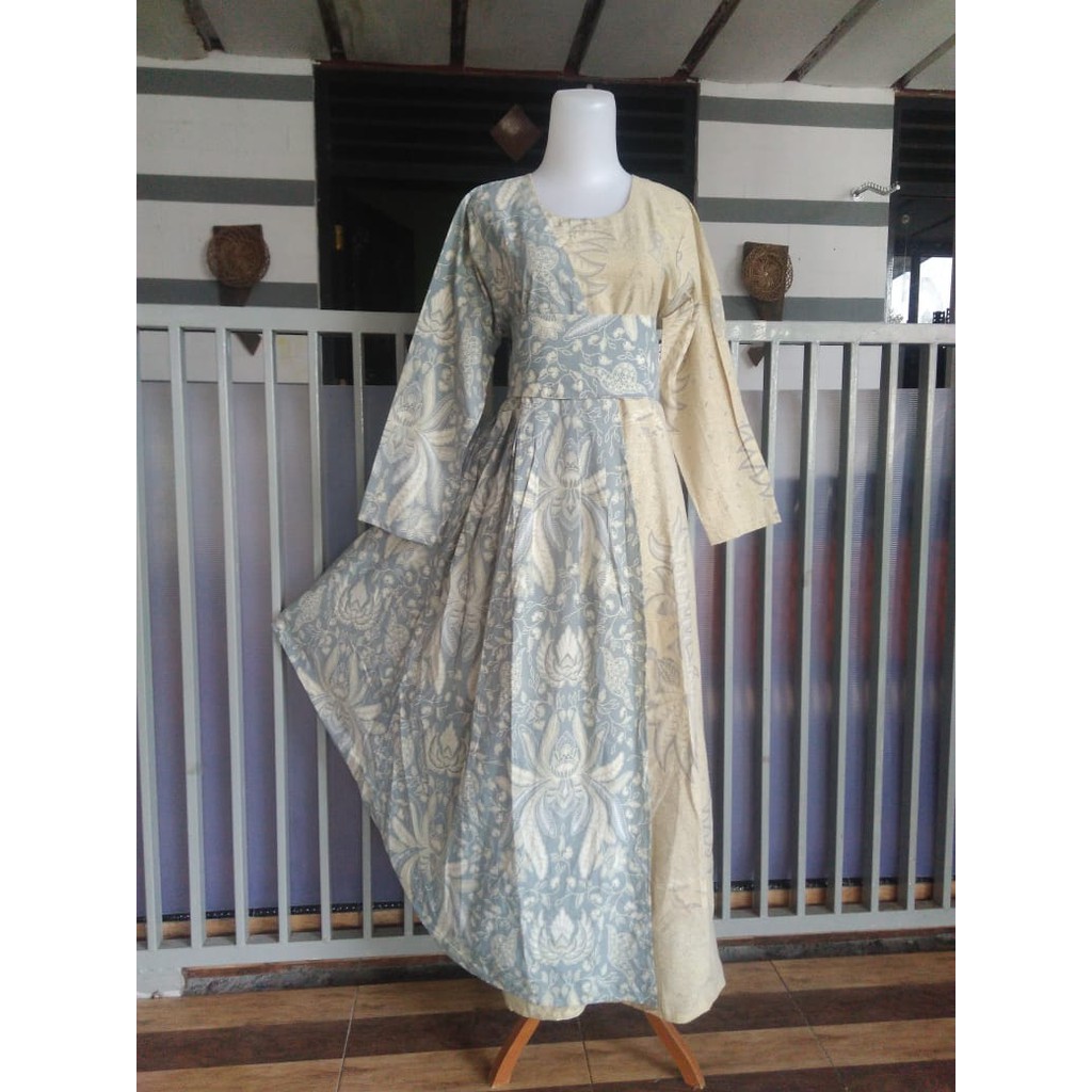  GAMIS  BATIK  LAWASAN SELING BERLAYER Shopee  Indonesia