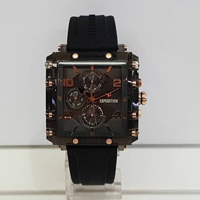 Jam tangan expedition e6808 black wanita original