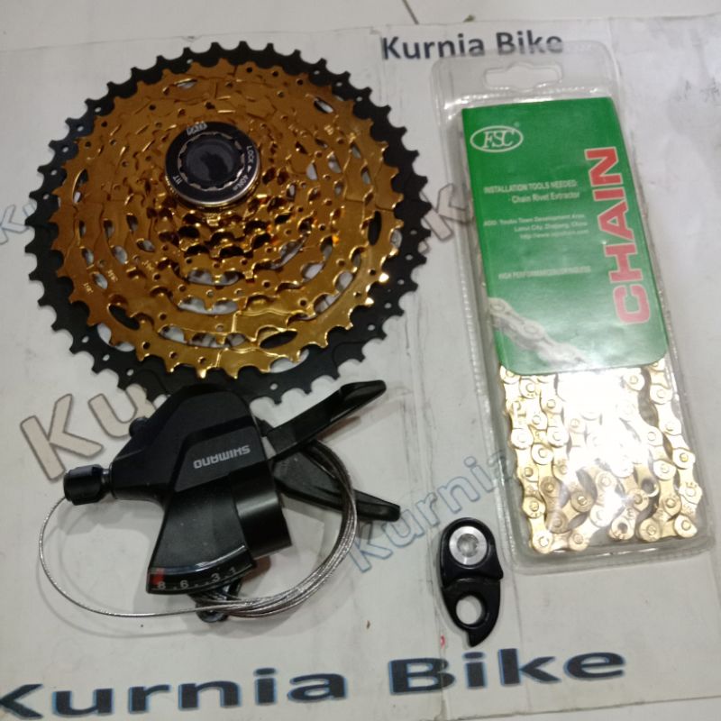 mini groupset 8 speed sprocket 8 sp 42t gold