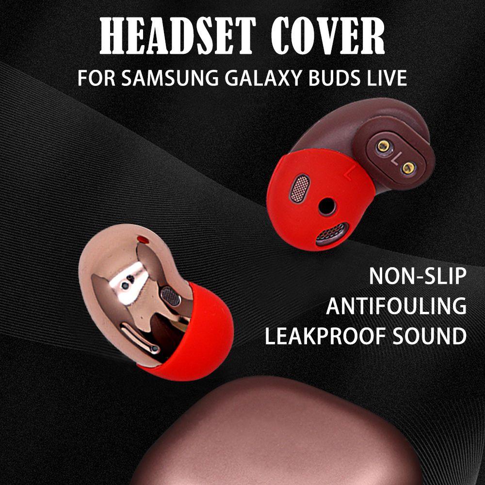 Suyo Earbud Silikon Cover Comfort Pelindung Lengan Warna Permen Ear pads Case Untuk Samsung Galaxy Buds Live