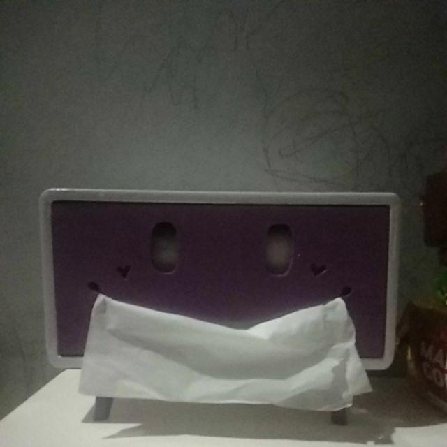 Kotak Tissu Kayu Smile Atau Kotis