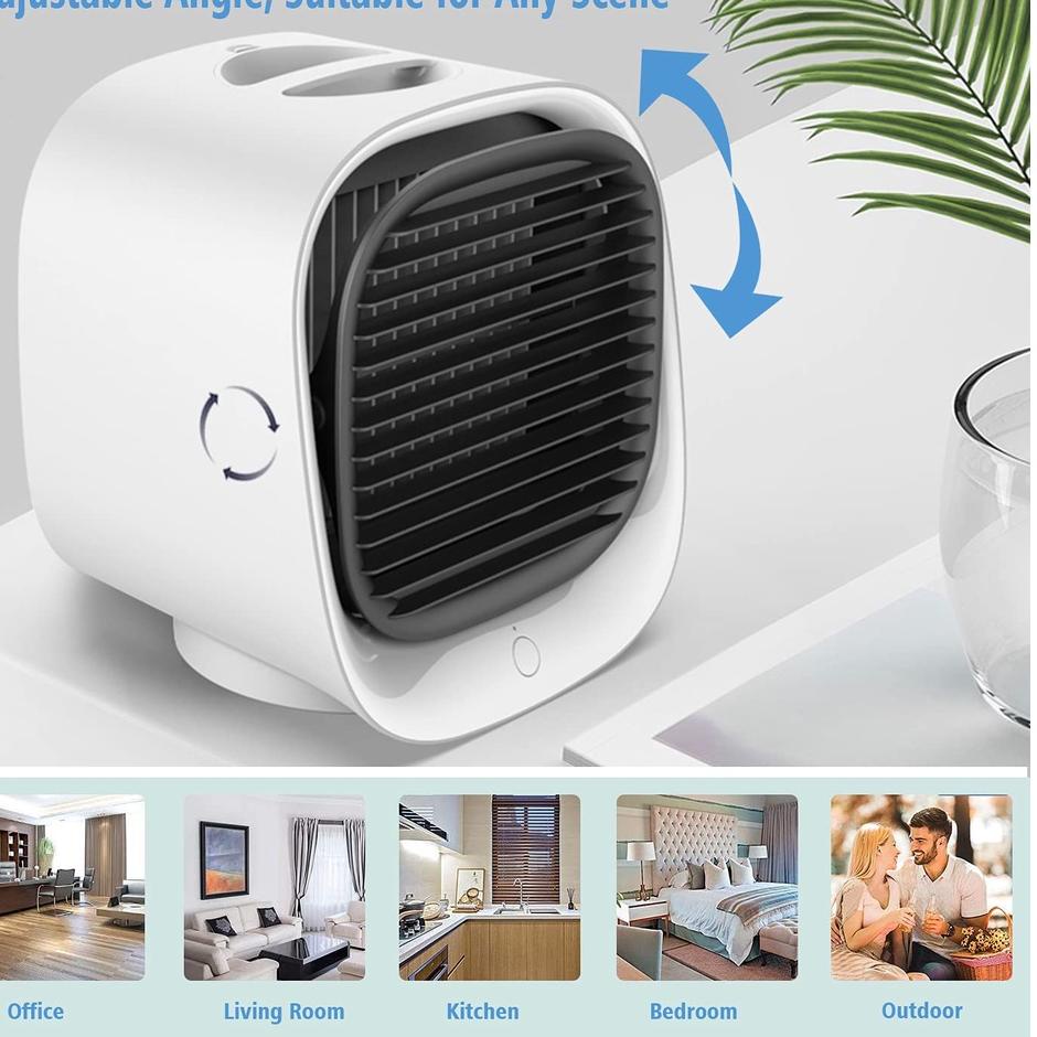 L10QU☛ Ac Mini Portable V2 - Kipas Ac Portable - Air Cooler Portable USB - Pendingin Ruangan.,.,,. ✪