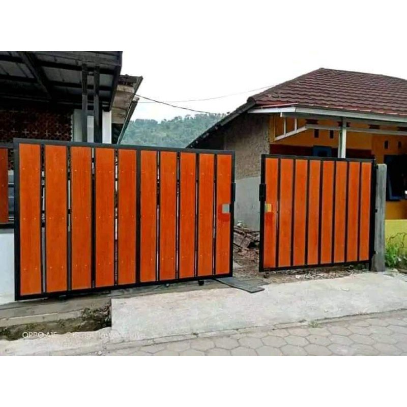 Jual pagar minimalis kombinasi lisplang grc | Shopee Indonesia