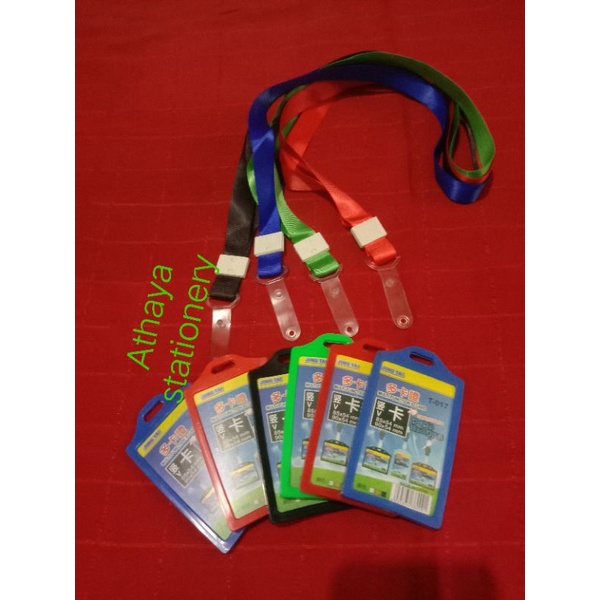 

Tali ID pita 2 cm+ID card karet T017(2kartu)