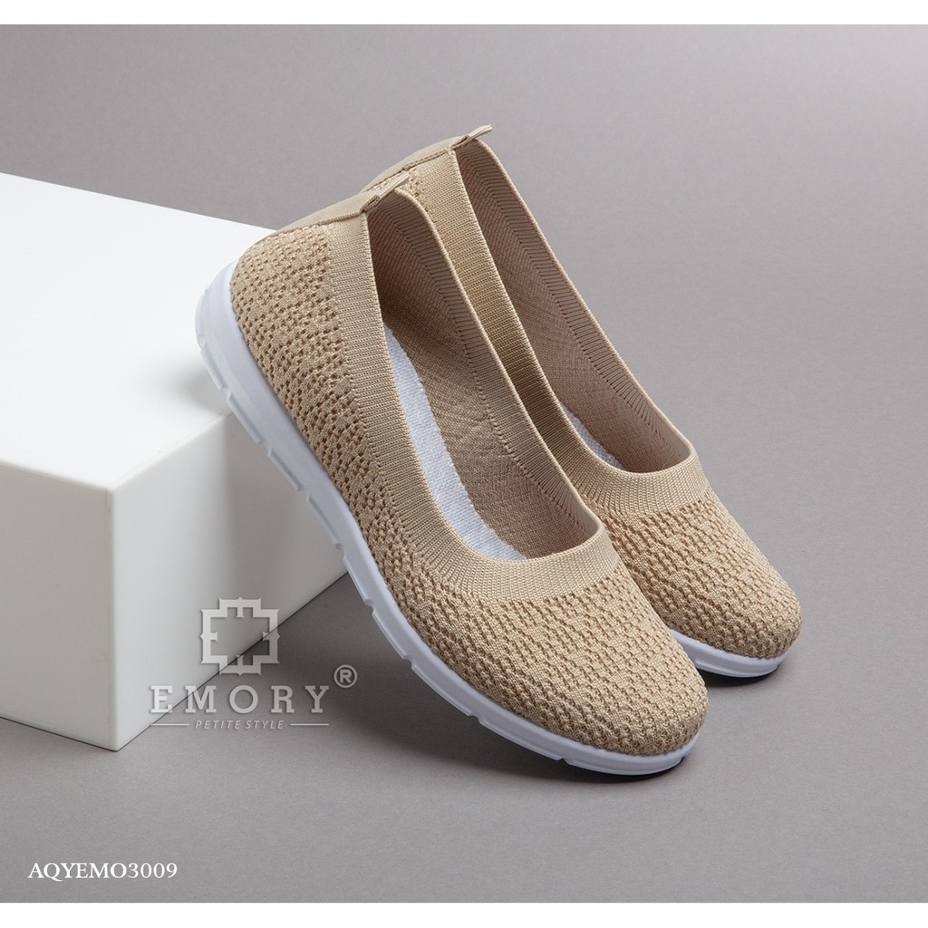 LINKSBANDUNG - EMORY  Flexknit Sneakers AQYEMO3009 Sepatu Flat Wanita Tanpa Tali Original