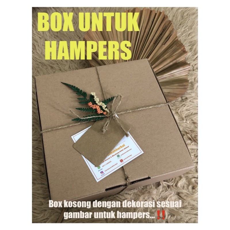 Jual BOX Untuk Hampers (include Dekorasi Sesuai Gambar) | Shopee Indonesia