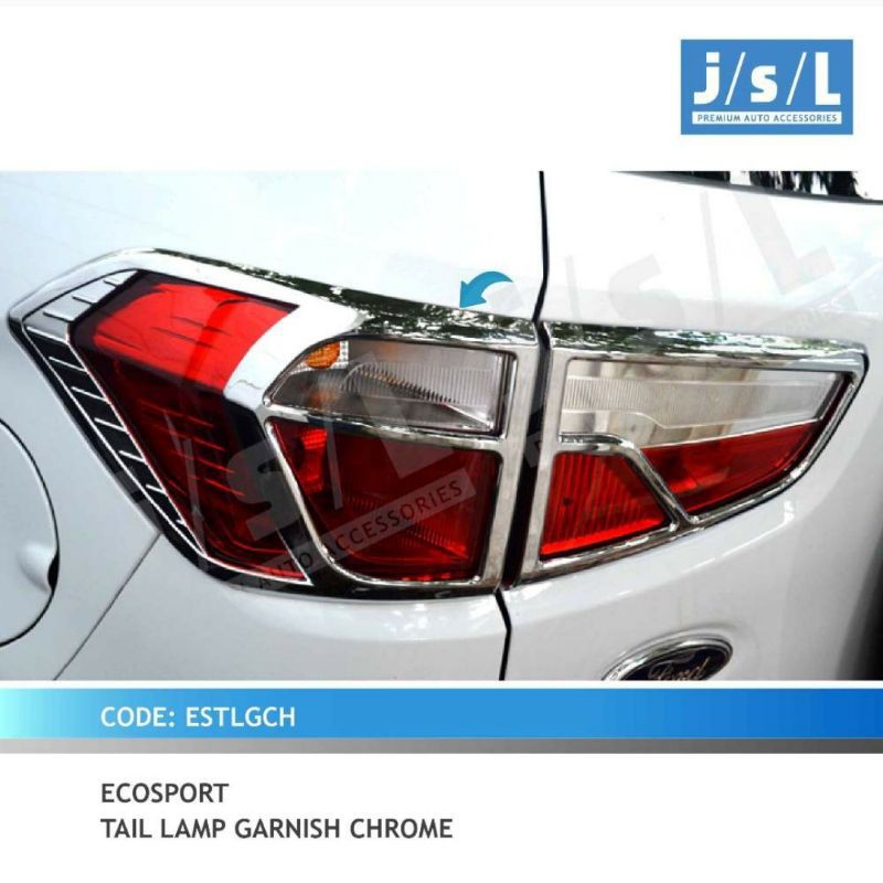 garnish lampu belakang Ecosport chrome jsl